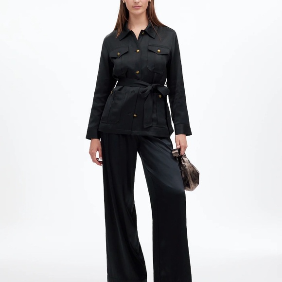 Madewell Double-Faced Satin Safari Jacket Size XXS - Picture 2 of 13